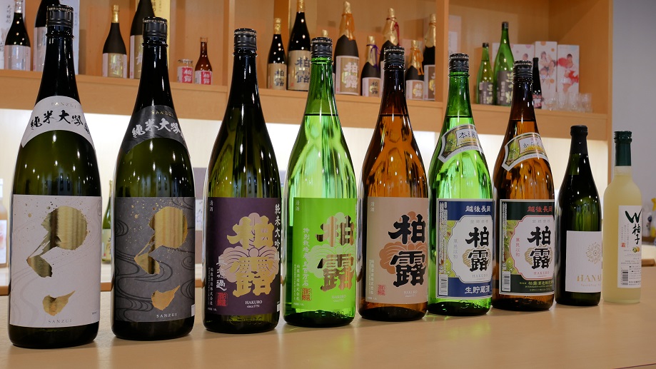 柏露酒造の日本酒を堪能